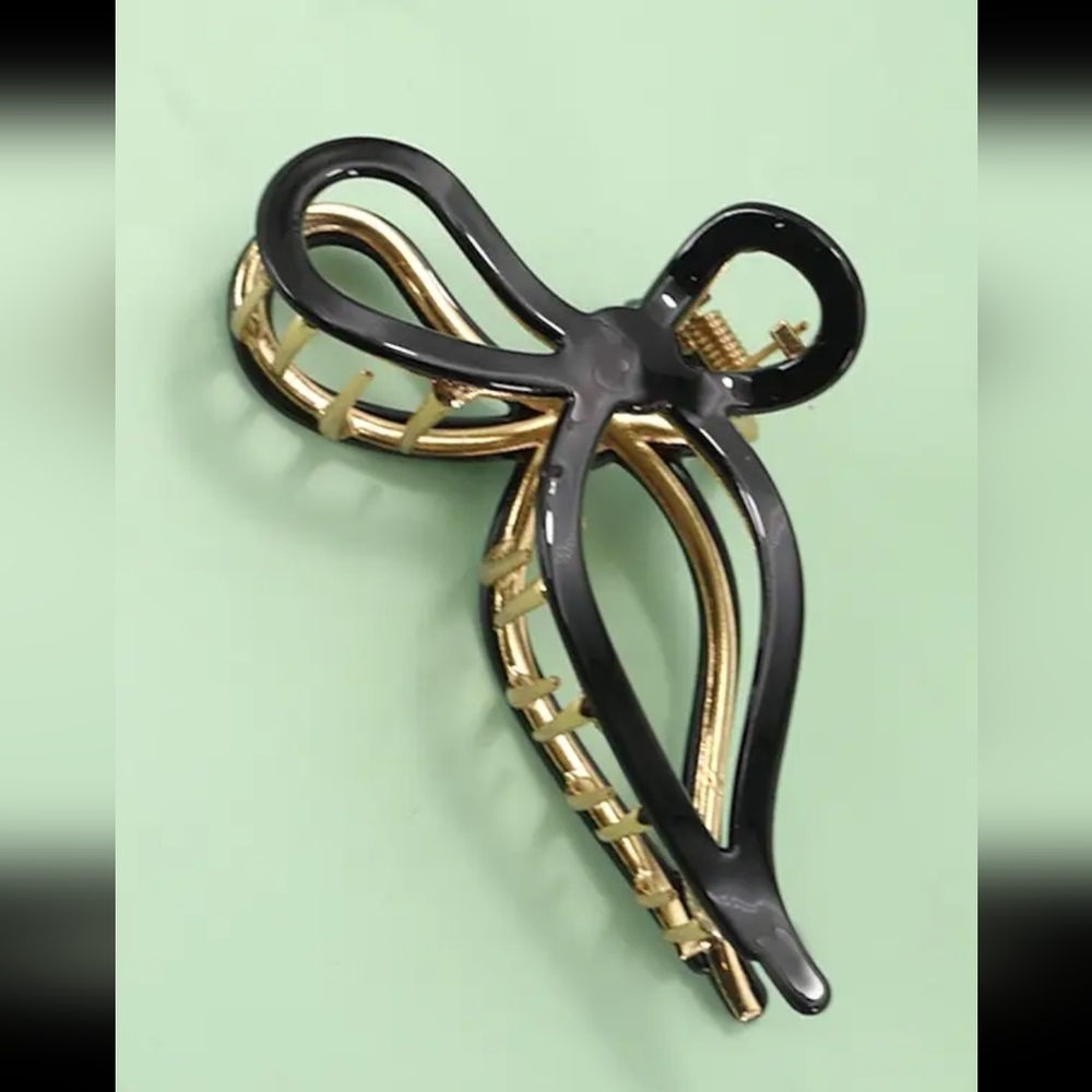 Black Large metal‎ hair clip​